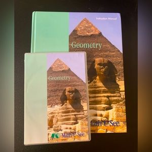 Math U See Geometry Instruction Manual and DVD Set